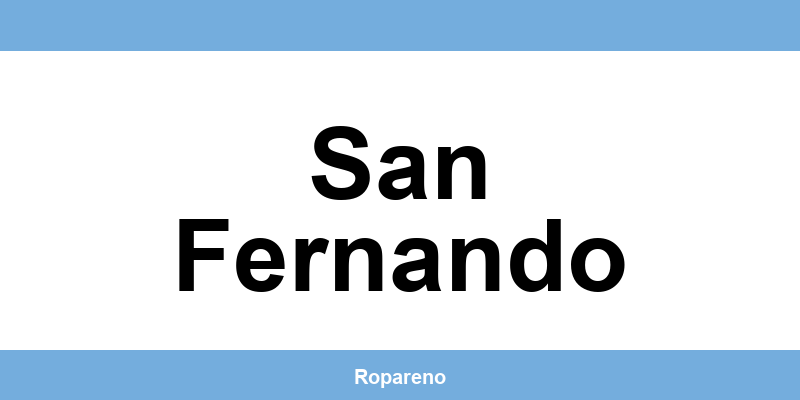 Teléfono de las tiendas Álvaro Moreno en San Fernando