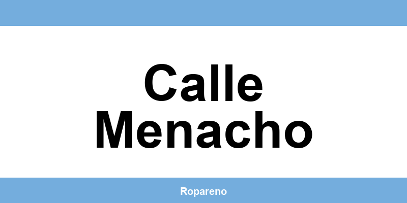 Teléfono de las tiendas Álvaro Moreno en Calle Menacho